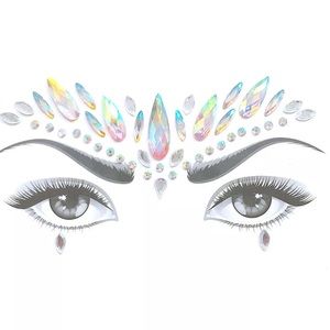 Festival & Rave Crystal Face Stickers